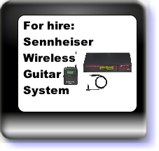 Hire guitar wireless/radio systems from Speed Music: great weekly rates.