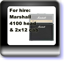 Rent a Marshall combo from Speed Music: great weekly rates.